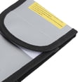 thumbnail image 4 of Sac de rangement portable ignifuge et étanche pour documents, argent et objets de valeur, 4 of 4