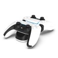 thumbnail image 2 of Controlador De Manija Cargador Usb Estación De Soporte De Base De Carga Dual Soporte De Cuna Para Consola De Juegos Ps5 Gamepad Con Indicador Moyic EL010151-00, 2 of 6