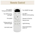 thumbnail image 5 of 46"Ceiling Fan with Light and Remote Indoor Ceiling Fan with 6-Speed Reversible DC Motor Dimmable LED Ceiling Light, 5 of 7