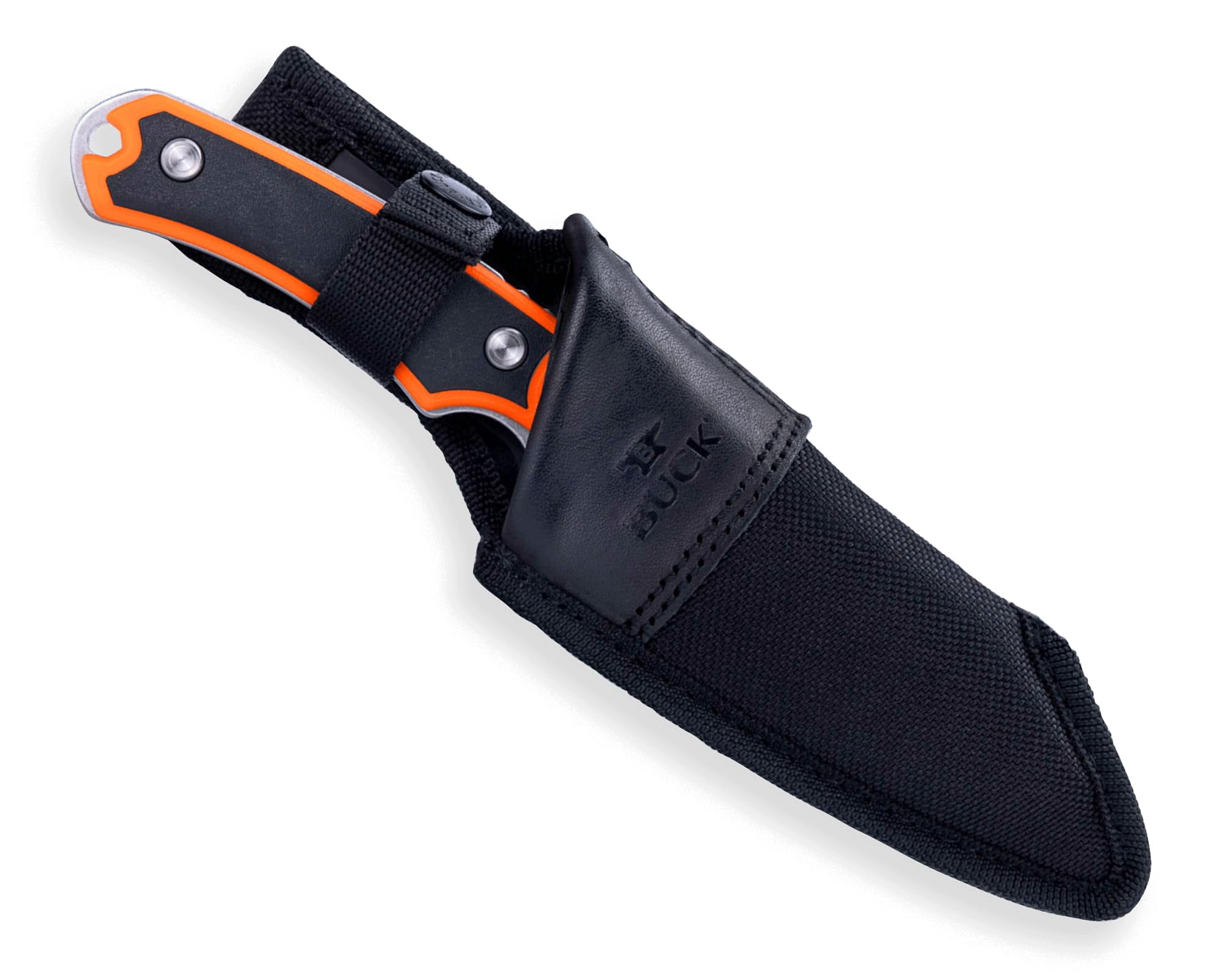 Buck Knives 663 Alpha Guide Select Fixed Blade Hunting Knife with 420HC Steel, Orange