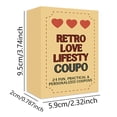 thumbnail image 6 of Dserhfy 24 Love Coupons Cards Romantic Couple Love Gift Voucher for Valentine's Day Anniversary Birthday Husband Wife Boyfriend Girlfriend, 6 of 8