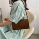thumbnail image 3 of Bolso bandolera para mujer, bolso de cuero artificial, bolso de mano elegante, 3 of 5