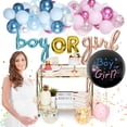 thumbnail image 3 of BIRLON Gender Reveal Balloon Decorations Kit, 36 Inch Black Boy or Girl Confetti Balloon, Metallic Blue and Pink Latex Balloons, Arch Garland Kit, Baby Shower Party Supplies, 3 of 7