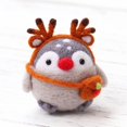 thumbnail image 4 of Cute Penguin Pattern Handmade DIY Poke Wool Felts Material Production Package, 4 of 6