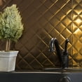 thumbnail image 7 of FASÄDE Quilted Decorative Vinyl Backsplash 15 sq ft Kit in Oil Rubbed Bronze, 7 of 7