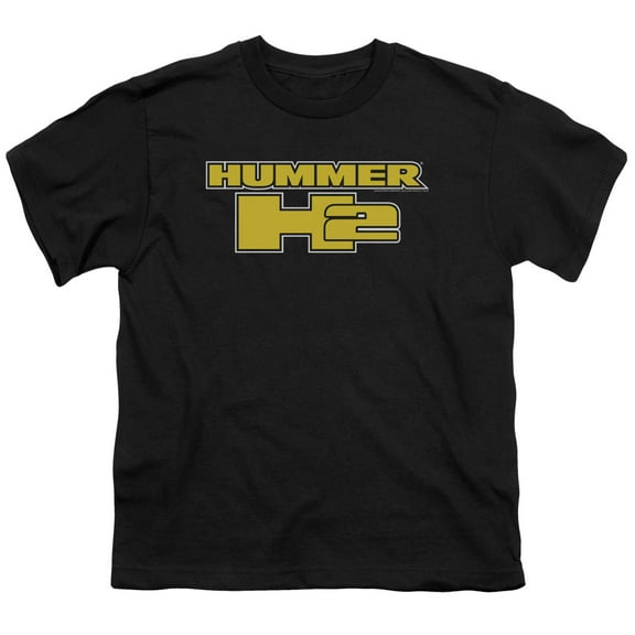 Hummer - H2 Block Logo - Youth Short Sleeve Shirt - Large