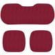 thumbnail image 2 of Juego completo de 3 fundas para asientos de coche | Fundas para asientos delanteros y traseros | Forro polar cálido y afelpado para invierno | Respaldo antideslizante para SUV, camionetas y, 2 of 8
