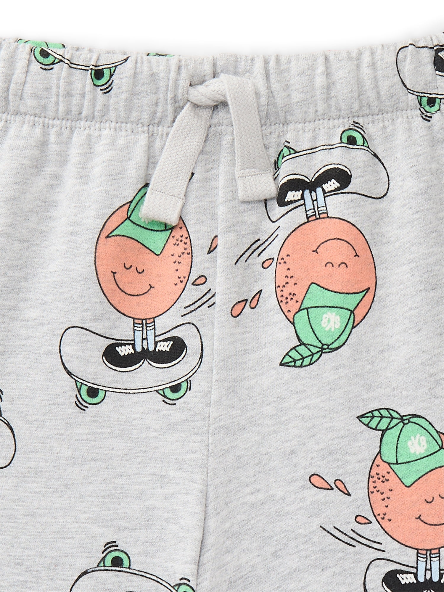 Wonder Nation Toddler Boys Printed French Terry Shorts, Sizes 18M-5T