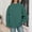 A1 Blackish Green, variant on Mock Neck Sweatshirt for Women Slouchy Preppy Sweat Shirt Womens Clothes Trendy Turtleneck Long Sleeve Lounge Daily Outfit Fall Fashion Must Haves Workout Tops Stretchy Clothes Cute Blackish Green