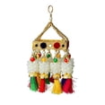 thumbnail image 2 of Square Centre Hanging Wall Roof Ceiling Hanging Jhoomar Colorful Mogra Hangings Decorative Ornament Party Home Décor for Christmas Decorations New year Gifts Wedding Festivities Gifting, 2 of 4