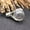 White Glass, variant on Natural Crystal Gemstone Hands Palm Wrap Ball Round Reiki Chakra Pendant Beads-White Glass