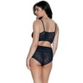 thumbnail image 2 of Felina | Finesse Lace Cami Bralette & Mock-Wrap Brief | 2-Piece Set (French Navy, S/M), 2 of 2