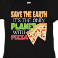 thumbnail image 4 of Inktastic Save the Earth. Its the Only Planet with Pizza. Boys or Girls Baby Bodysuit, 4 of 5
