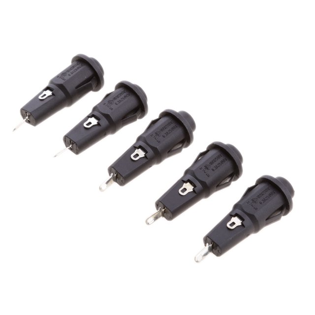 5x Portafusibles para Fusibles Protector de Circuito Sunnimix Caja de fusibles Portafusibles 5x20