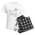 thumbnail image 4 of CafePress - Irish Setter Sketch Women's Light Pajamas - Women's Short Sleeve Print T-Shirt and Pants Light Cotton Pajama Set, 4 of 7