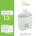 thumbnail image 3 of Clean Cubes 13-Gallon Pop-Up Trash Bins, 6-Pack, Recycle – Disposable, Collapsible, with Fitted Trash Bags, 3 of 7
