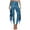 Green, variant on Women Mermaid Leggings Fish Scale Print Fitness Trousers High Waist Yoga Pants Green&Blue S