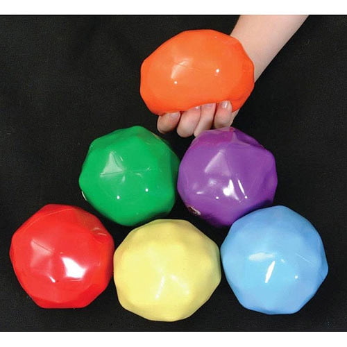 Abilitations Yuck-E-Balls Set of 6 School Specialty 030895 Assorted Colors