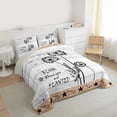 thumbnail image 3 of jejeloiu Rustic Dandelion Queen Comforter Set,Country Farmhouse Lodge Bedding Comforter Set For Teens Reversible 3pcs, 3 of 8