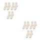thumbnail image 3 of Minnieouse Calcetines tobilleros, medias lisas de estilo pijo, calentador de piernas de Color sólido elástico, calcetín Universal, accesorios Beige 2Conjunto, 3 of 6