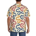 thumbnail image 7 of Goofa Snake Printed Men's Casual Short-sleeved Shirt,Lightweight Breathable Button-down,Summer Casual men's top,Versatile Fashion shirt-4X-Large, 7 of 7