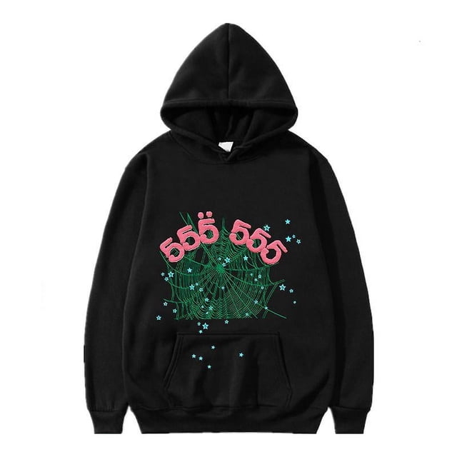 Spider 555 Hoodie Hooded Sweatshirt Couple Spring And Autumn Sweaters Hoodes Tops -ACGIV