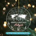 thumbnail image 2 of Flight Attendant Christmas Ornament 2025 - Custom Text/Year/Name, Pilot Xmas Gift, 1st Christmas As A Flight Attendant, Airplane Keepsake, 2 of 6