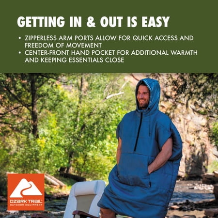 OZARK TRAIL 50 F WEARABLE SLEEPING BAG