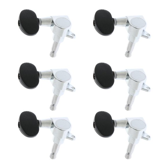 6 uds guitarra engranaje sellado clavijas de afinación sintonizadores para guitarra acústica 6L shamjiam Afinadores de afinación de guitarra