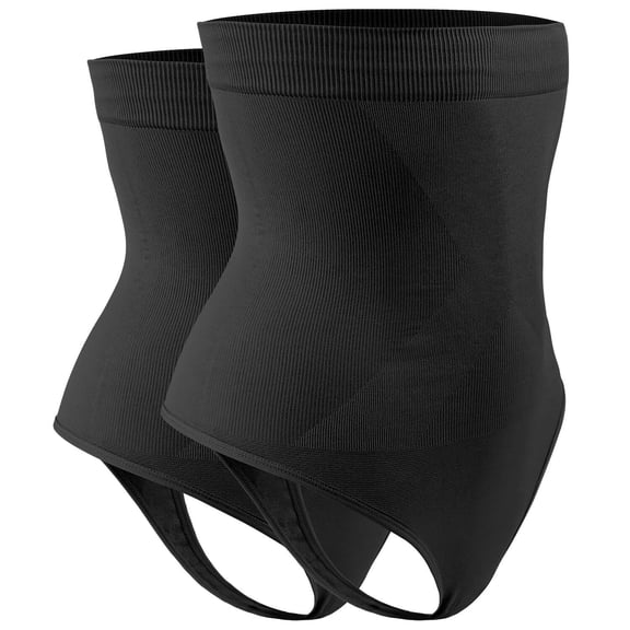 Women High Waist Seamless Body Shaper Briefs Firm Control Tummy Thong Shapewear Panties Girdle Waist Trainer Underwear