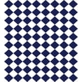thumbnail image 3 of Blue Duvet Cover Set, Classical Old Fashioned Checkered Pattern Geometric Diagonal Skewed Squares, Decorative 3 Piece Bedding Set with 2 Pillow Shams, Queen Size, Navy Blue and White, by Ambesonne, 3 of 3