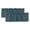 Blue, Steel, Slate, Ocean, variant on 2 Pack Valances for Windows, Indigo Blue Window Valances for Living Room/Bedroom/Bathroom, Farmhouse Vintage Blue Solid Color Light Filtering Kitchen Curtain Valance Window Treatment 42"W x12" L