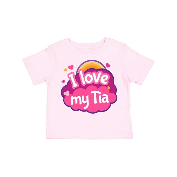 Inktastic Niece Rainbow I Love My Tia Girls Toddler T-Shirt
