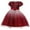Red, variant on HBYJLZYG Sequins Tulle Puffy Dress, Toddler Girls Flowers Temperament Bowknot Birthday Party Gown Dresses 3-10 Years