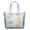 Greenish-blue-42, variant on Beach-Themed Weekender Bag for Women - Seashell Print Zipper Tote with Lightweight Design & Durable Handles, Perfect for Tropical Getaways