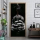 thumbnail image 5 of Papel Pintado De Terror 3D Pegatina De Puerta Negra Autoadhesiva Impermeable Mural De Terror Calcomanía De Pared De Pvc Para Decoración De Halloween Decoración De Fiesta Cateissary HA013114-00, 5 of 7