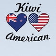 thumbnail image 2 of CafePress - Kiwi American Flag Hearts Long Sleeve T Shirt - Long Sleeve Infant T-Shirt, 2 of 2