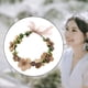 thumbnail image 4 of Boho Wreath Diadema Nupcial Mujer Chica Guirnalda de judías Hugo corona de pelo, 4 of 7