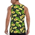 thumbnail image 3 of Fotbe Fresh Avocado Pattern Men's Quick Dry Workout Tank Top Gym Muscle Tee Fitness Bodybuilding Sleeveless T Shirt Breathable Workout Shirt-4X-Large, 3 of 9