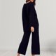 thumbnail image 5 of Mujeres con cuello en V Primavera Otoño Trajes femeninos Causal Conjunto de dos piezas Botón Uso diario FLhrweasw Nuevo, 5 of 7