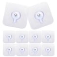 thumbnail image 2 of 10pcs Punch-free Non-marking Screw Stickers Wall Picture Hook Invisible Traceless Hardwall Drywall Picture Hanging Kit for Picture Photo Frame Hanging (6*6cm Thick Sticker Exposed 10mm), 2 of 9