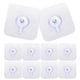 thumbnail image 1 of 10 pegatinas de tornillos sin perforaciones que no dejan marcas, ganchos invisibles para colgar cuadros en la pared, kit para colgar marcos de fotos (6 x 6 cm de grosor, 10 mm de grosor)., 1 of 6