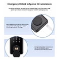 thumbnail image 4 of Wooden Door Fingerprint Password Electronic Smart Lock Automatic Deadbolt Lock for Home Entry Door ,Keyless Entry Design, 4 of 5