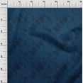 thumbnail image 3 of oneOone Cotton Flex Blue Fabric Abstract Sewing Craft Projects Fabric Prints By Yard 40 Inch Wide, 3 of 4