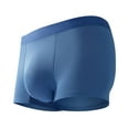 thumbnail image 3 of KHONTS Men's Underwear Soft Modal Support Pouch Trunks Moisture Wicking Boxer Briefs Seamless Short Leg Underpants Blue XL, 3 of 8