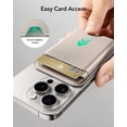 thumbnail image 4 of Cartera magnética ESR para iPhone MagSafe Wallet de piel vegana, 4 of 9