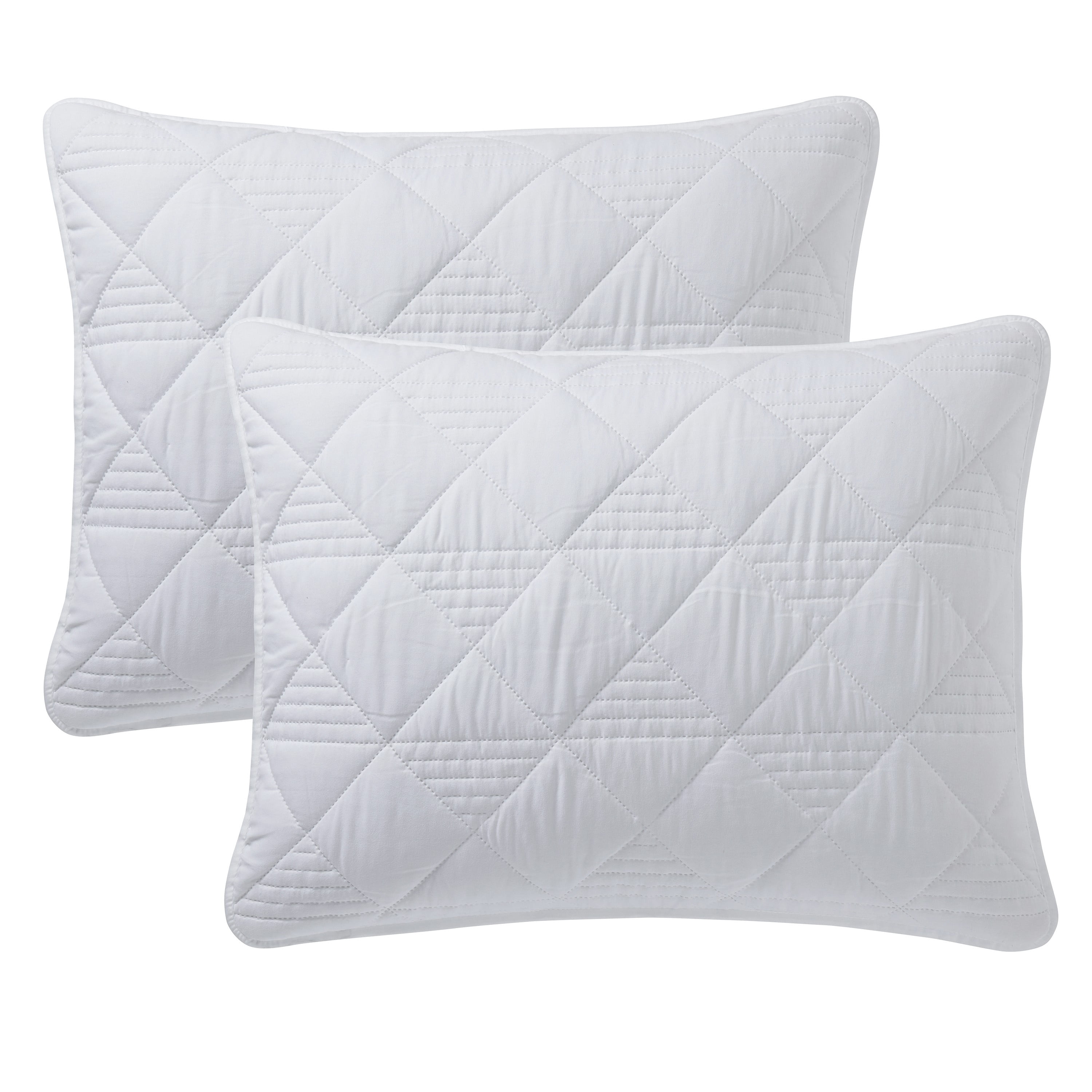 VCNY Home Lucy 3-Piece White Diamond Pinsonic Quilt Set, King, Adult, Unisex