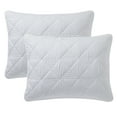 thumbnail image 5 of VCNY Home Lucy 3-Piece White Diamond Pinsonic Quilt Set, Full/Queen, Adult, Unisex, 5 of 5