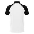 thumbnail image 5 of fatyb Mens Casual Tops Summer Half Sleeve Pullover Button up Tshirts Color Block Loose Shirts for Men, 5 of 6