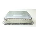 thumbnail image 4 of Handi-Foil Square Aluminum Foil Cake Pan - Disposable Baking Tin REF# 308 (10), 4 of 5